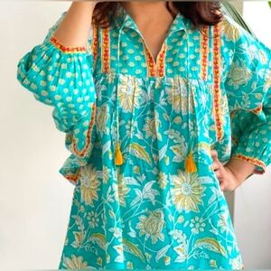 Cotton Indian tunic top
